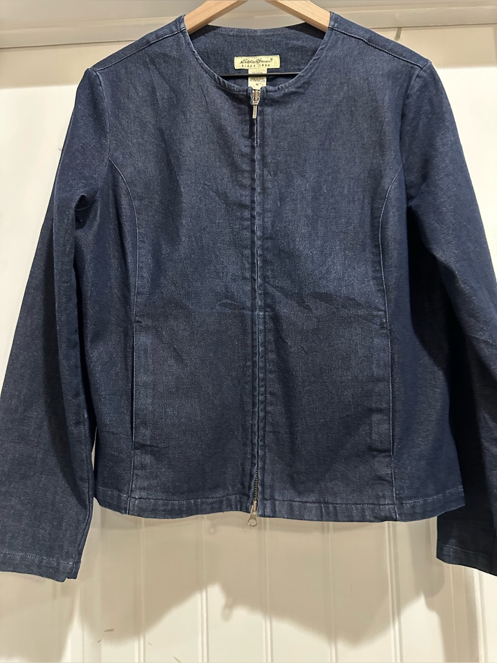 EUC Eddie Bauer Denim Jacket medium - Picture 2 of 4